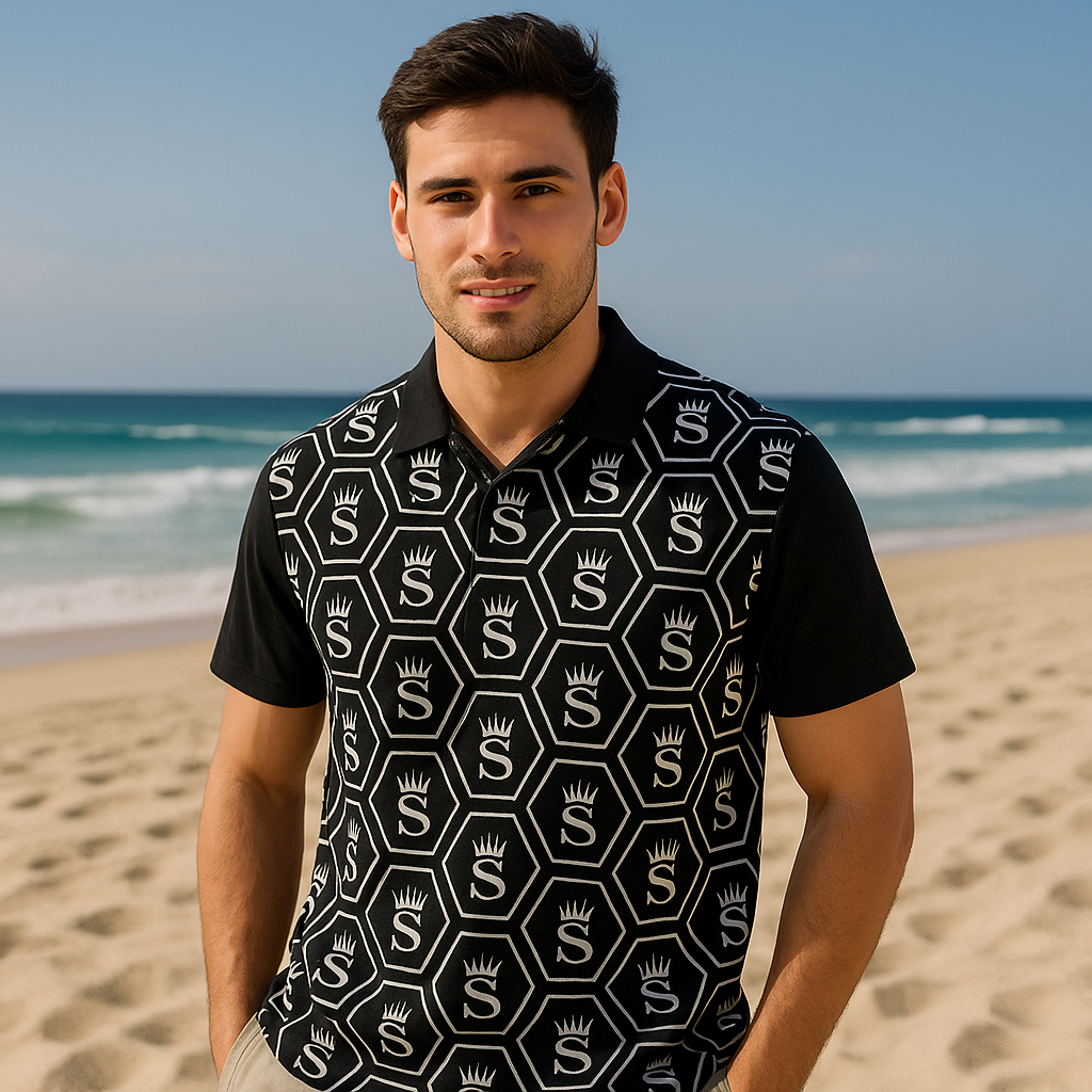 The Crowned Hex – Signature Polo by Schmitz